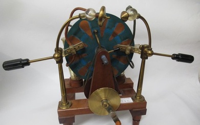 Early to mid 20th Century Wimshurst electrostatic machine