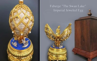 Faberge "The Swan Lake" Imperial Jeweled Egg