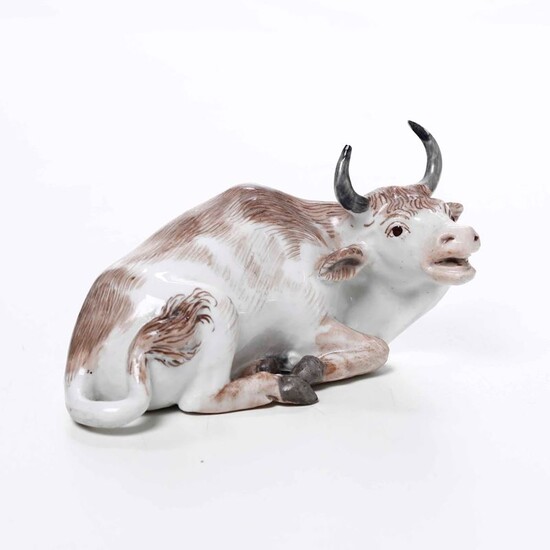 Figurina di mucca Vienna, Manifattura Imperiale, terzo quarto del XVIII secolo