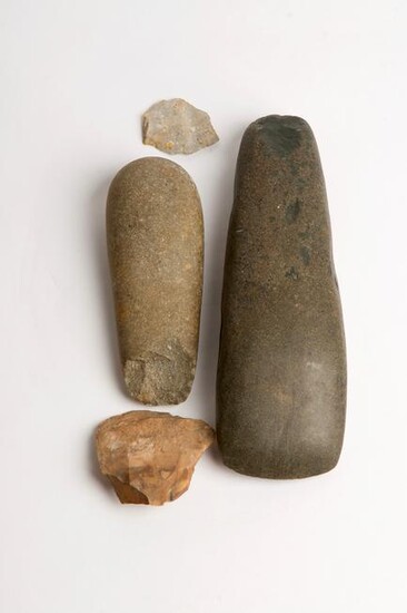 Four (4) Early Indigenous Stone Tools
