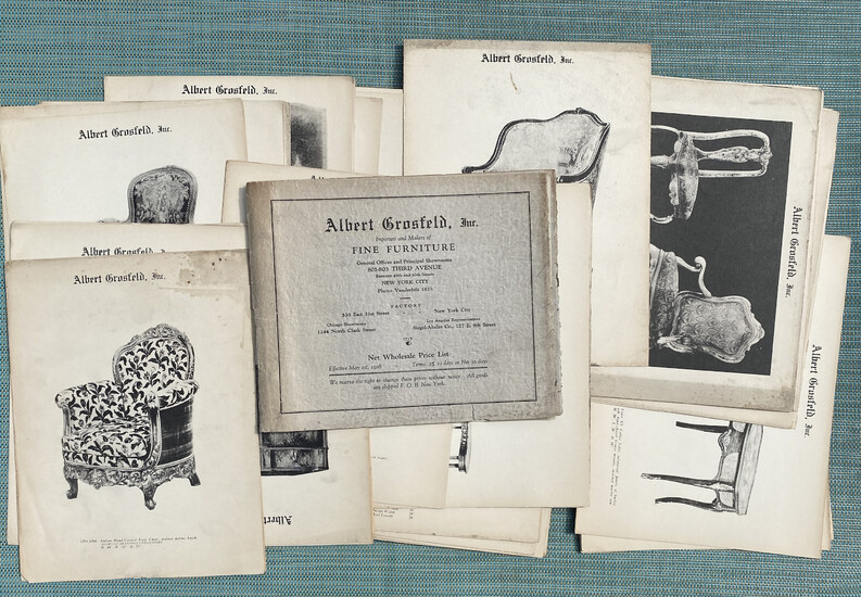Grosfeld 1928 US furniture: 100 images + pricelist