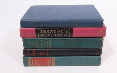 Hardcover 1940s Book Collection Lot of Five