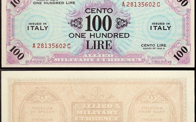 Italy, AM-Lire (Allied Military Currency) - UNC