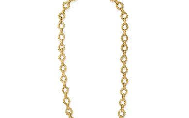 JEAN SCHLUMBERGER FOR TIFFANY & CO., A GOLD NECKLA ...