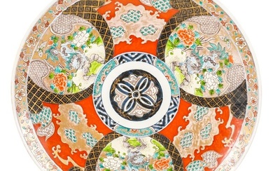 Japanese Rose Medallion Porcelain Plate