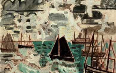 Jean Brusselmans Belgium / 1884 - 1953 Seascape (1948)