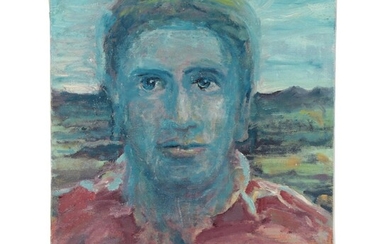 Jon Scharlock Portrait Oil Painting, Circa 2000