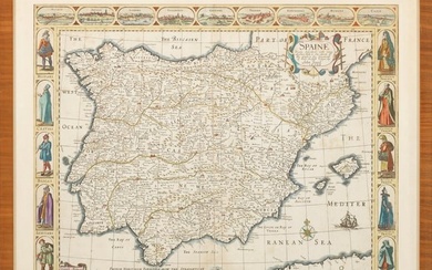 Karte der iberischen Halbinsel