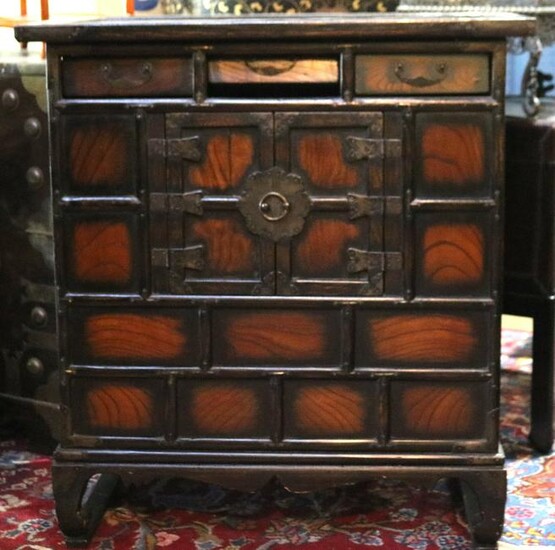 Korean mixed wood storage chest