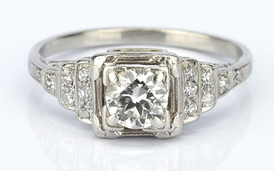 Ladies 14K Diamond Ring