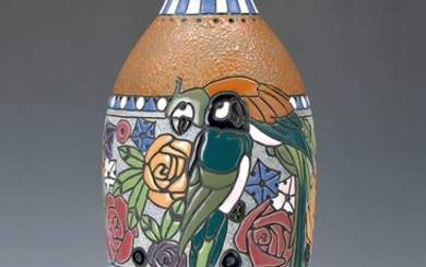 Large vase, Amphora Austria, around 1910-20, earthenware,...