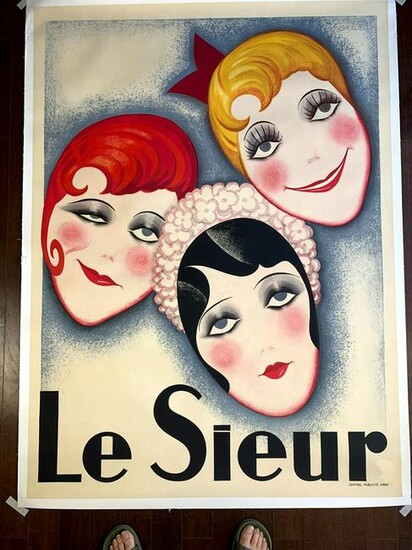 Le Sieur - Art by Pierre Dedieu (1928) 46.75" x 63"