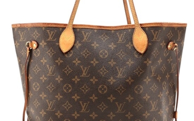 Louis Vuitton Neverfull MM Tote in Monogram Canvas and Vachetta Leather