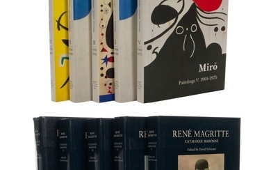 Magritte and Miro Book Assortment