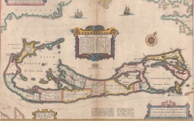 "Mappa Aestivarum Insularum Alias Bermudas Dictarum... / A Mapp of the Sommer Islands Once Called the Bermudas...", Speed, John