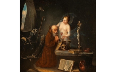 Matheus van Helmont, 1623 – um 1679, zug., DIE VERSUCHUNG DES HEILIGEN ANTONIUS