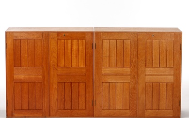 Mogens Koch (1898-1992) for Rud. Rasmussen: A pair of teak cabinets (2)