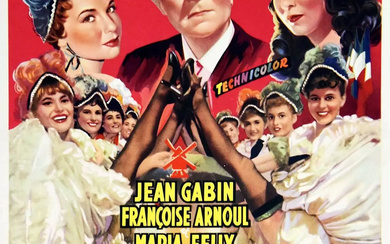 Moulin Rouge French Cancan avec Jean Gabin film de Jean Renoir Moulin Rouge French Cancan avec Jean Gabin film de Jean Renoir