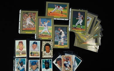 PEREZ-STEELE GALLERIES AUTOGRAPHED BASEBALL POSTCARDS AND PRINTS.