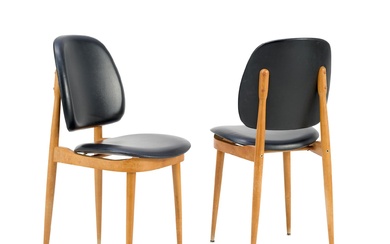 PIERRE GUARICHE SET OF EIGHT PEGASUS DINING CHAIRS FOR BAUMANN