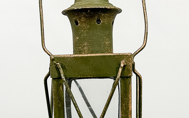 PLUNTA, glass, metal, lamp, early 20th century.