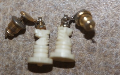 Pair of Carved Horses Earrings