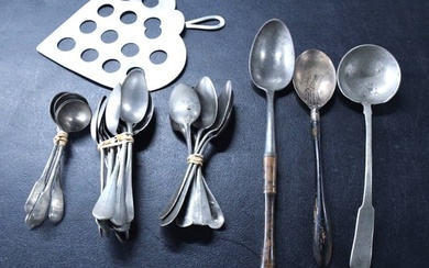 Pewter Spoon Collection