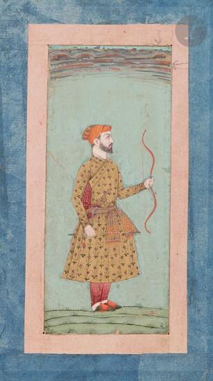 Portrait d’archer, Inde du Nord, période... - Lot 94 - Ader