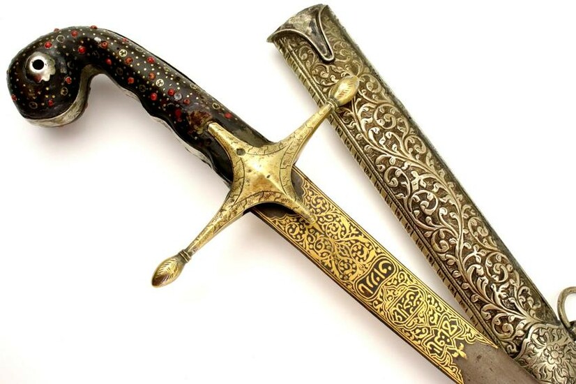 Rare 18th-19th C. Ottoman Balkan Serbian Shamshir Sword
