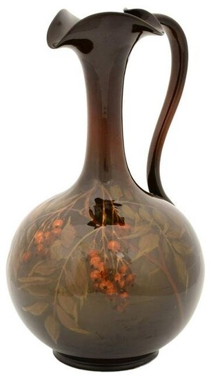 Rookwood Pottery "Berry" Ewer Designed by Ed Diers