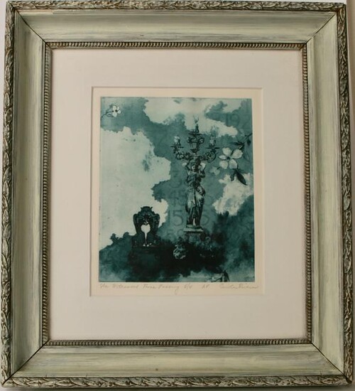 Signed Artist Proof by Carola Rivera "Garden Monument"