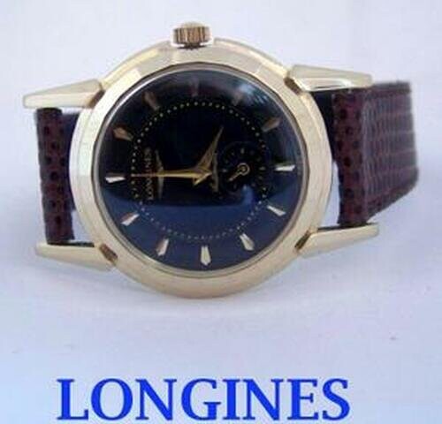 Solid 14k LONGINES Automatic Watch 2164-2 1960s