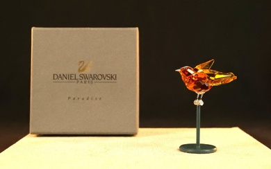 Swarovski Crystal Paradise Bamoa Sun Bird Figurine