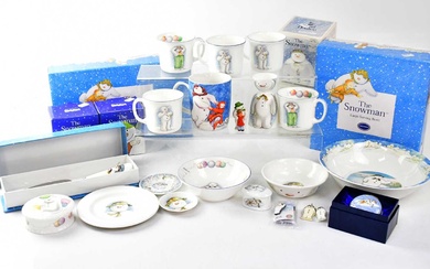 THE SNOWMAN; a quantity of collectibles, to include Coalport Characters...