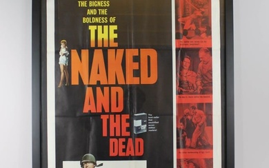 The Naked and The Dead Vintage Movie Poster