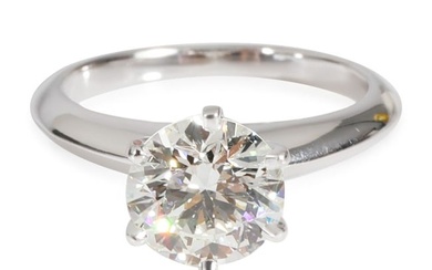 Tiffany & Co. Diamond Solitaire Engagement Ring in Platinum H VS1 1.53 CT