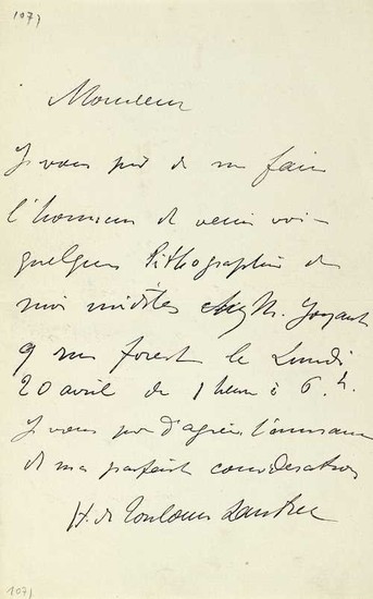Toulouse-Lautrec, Henri de, Maler und Graphiker (1864-1901).