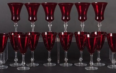 Vikki Carr | Vintage Ruby Water Goblets