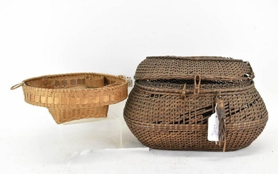 Vintage Covered Basket