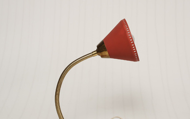 WALL LAMP/TABLE LAMP, EWA, Värnamo, model no 506, brass/sheet,1950's.