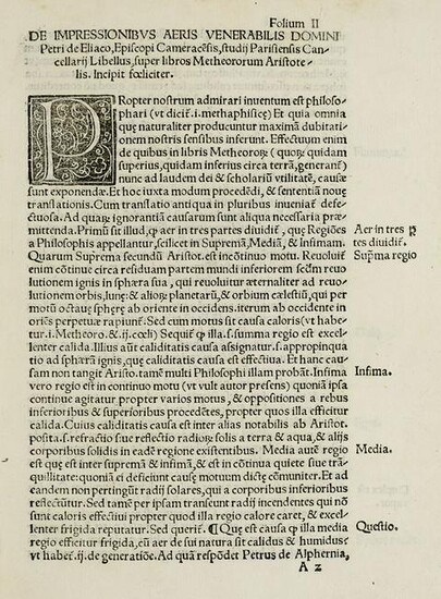 d'Ailly, Pierre Tractatus Petri de Eliaco episcopi
