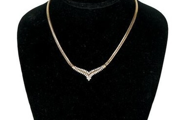 14K Gold & Diamond Necklace