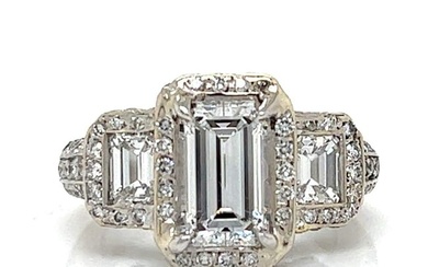 18K White Gold 1.79 Ct. GIA Certified Diamond Ring