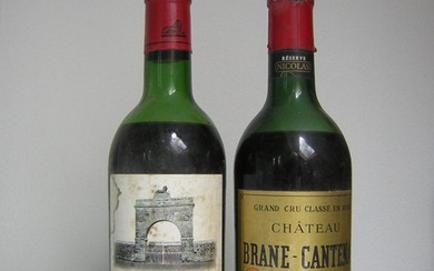 1967 Chateau Leoville Las Cases & Chateau Brane Cantenac - Margaux, Saint-Julien Grand Cru Classé - 2 Bottles (0.75L)