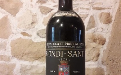 1988 Biondi Santi Tenuta Greppo- Brunello di Montalcino Riserva - 1 Bottle (0.75L)