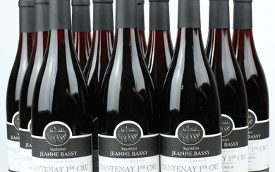 1998 Santenay 1° Cru "Clos Rousseau" - Maison Jeanne Bassy - Bourgogne - 12 Bottles (0.75L)