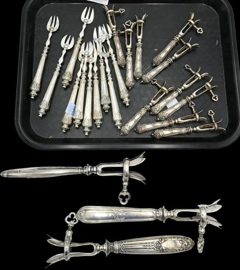 23 Piece Continental Silver Group