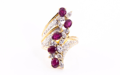 2.59ct Ruby and Diamond Ring