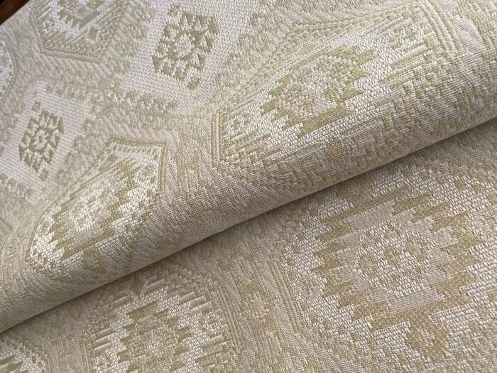 280 x 270 cm - San Leucio damask matelasse fabric - Textiles - Second half 20th century