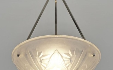 Mouynet & Degué - Art Deco chandelier Hängelampe